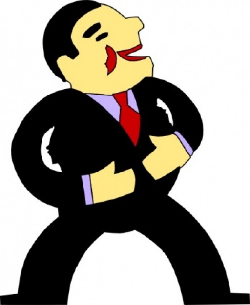 Cartoon Man Wearing Suit Tie Clip Art Vector   Free Download