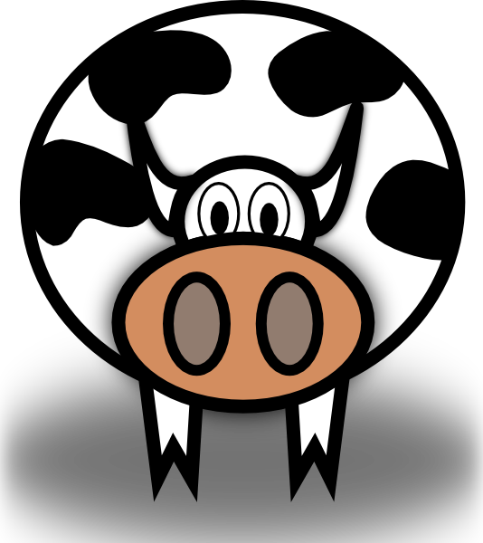 Cow Clip Art At Clker Com   Vector Clip Art Online Royalty Free