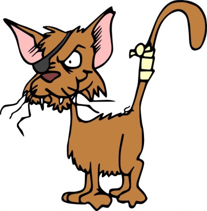 Fighting Cat Clip Art Free Vector In Open Office Drawing Svg    Svg