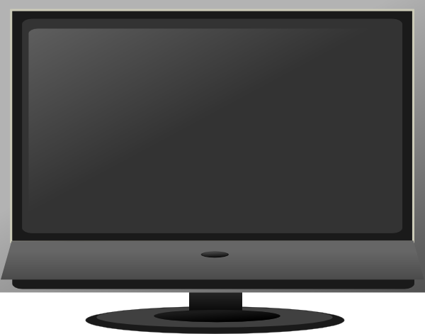 Flat Screen Tv Clip Art At Clker Com   Vector Clip Art Online Royalty
