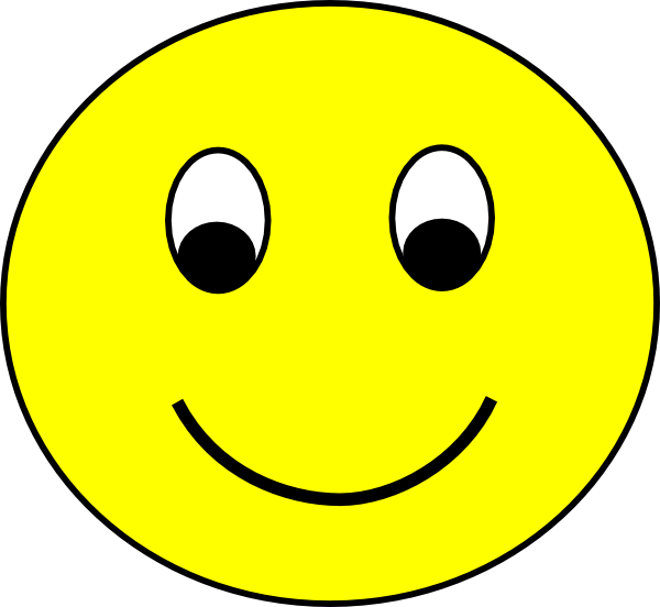 Happy Smiley Clip Art At Clker Com   Vector Clip Art Online Royalty