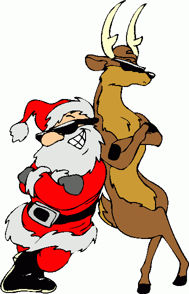 Reindeer Cool Clipart Clipart   Santa Reindeer Cool Clipart Clip Art