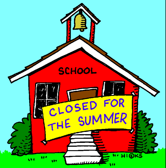 School Closed For Summer  In Color    Clip Art Gallery
