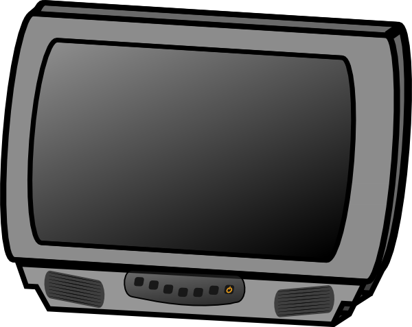 Small Flat Panel Lcd Television Clip Art At Clker Com   Vector Clip