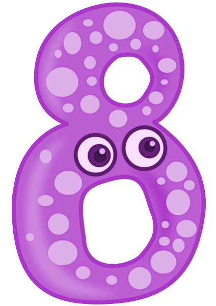 Animal Number 8    Education Animal Numbers Animal Number 8 Png Html