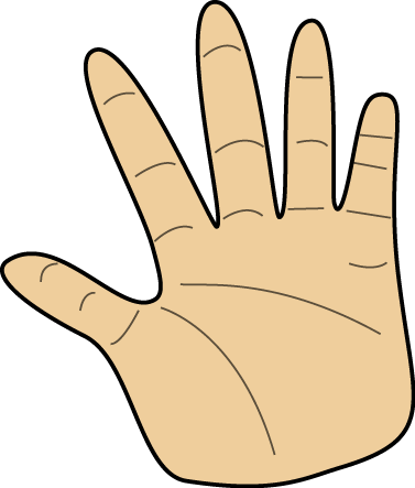 Back Of Hand Clip Art Image   Back Of Human Hand  This Image Is A