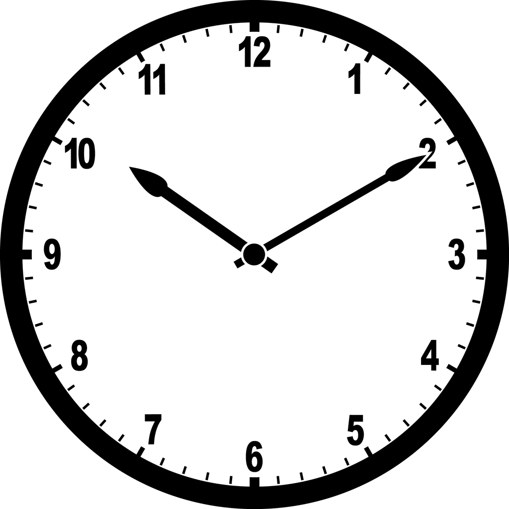 Clock 10 10   Clipart Etc