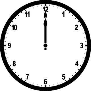 Clock 12 00
