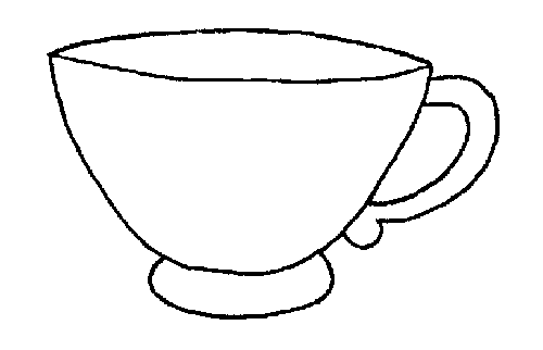 Cup Clipart Black And White   Clipart Panda   Free Clipart Images