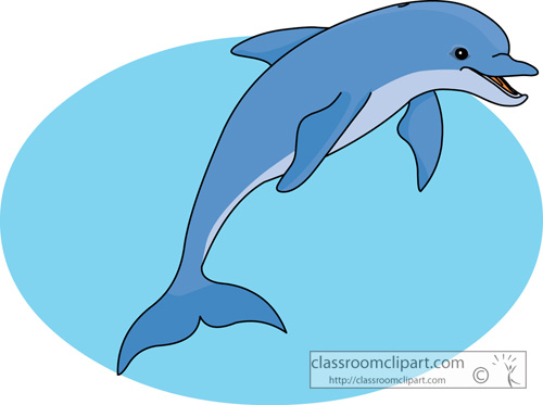Dolphin Clipart   Dolphin 728   Classroom Clipart