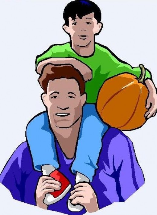 Father Clipart Picture Of Father And Son With