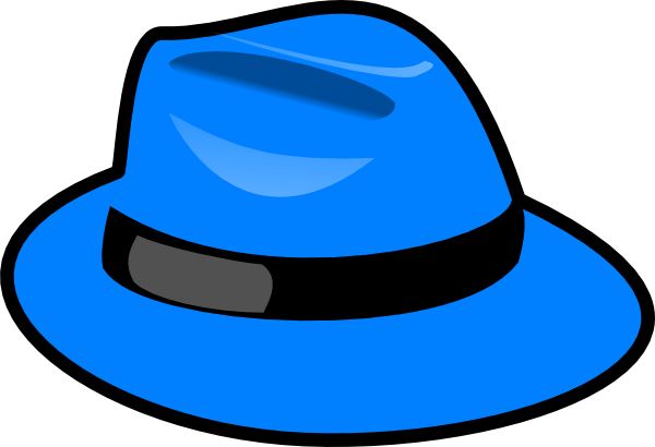 Free Blue Hat Clip Art