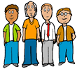 Group Of Men Clipart