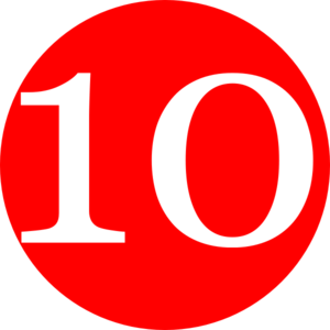 Number 10 Clipart   Clipart Panda   Free Clipart Images