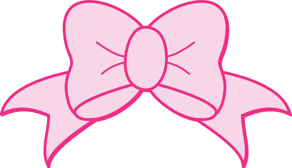 Pink Bow Clip Art At Clker Com   Vector Clip Art Online Royalty Free