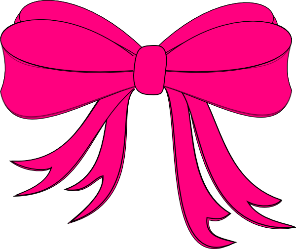Pink Bow Darla Clip Art
