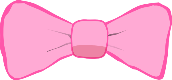 Pink On Pink Bow Clip Art At Clker Com   Vector Clip Art Online    
