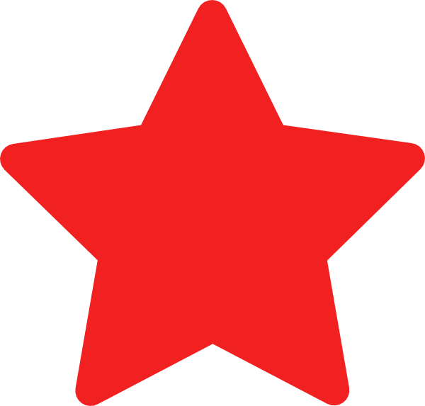 Star Red Clip Art   Vector