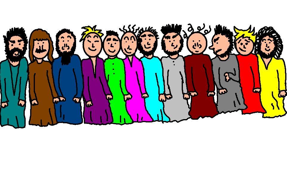 The 12 Disciples Clipart