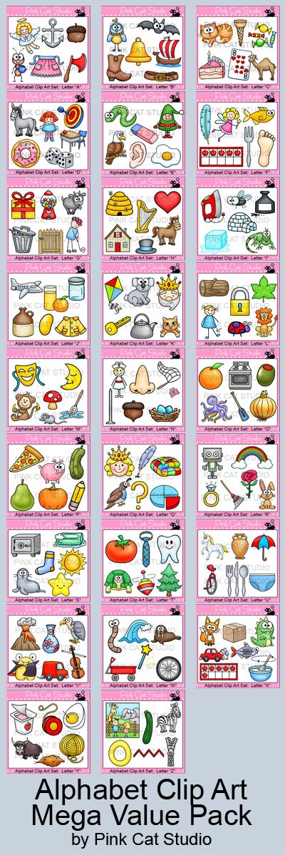 Alphabet Clip Art Mega Value Pack  This Huge Value Packed Collection