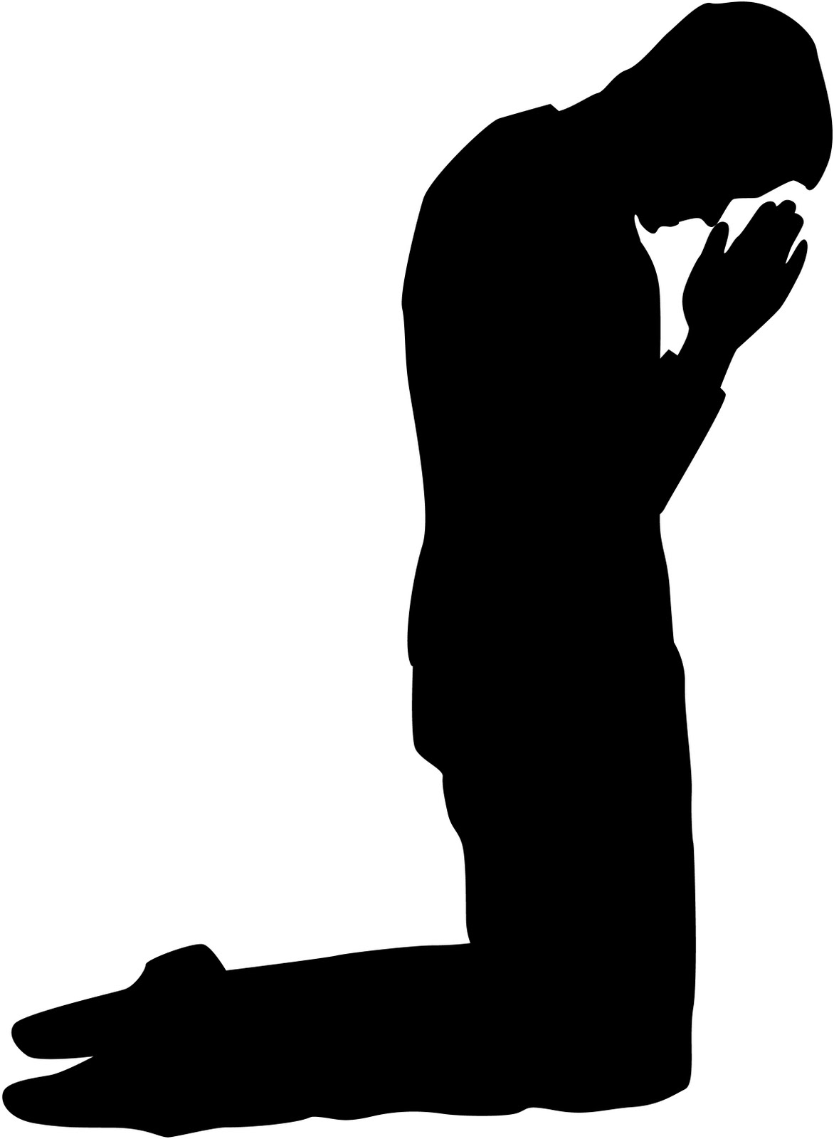 Black Woman Praying Clipart