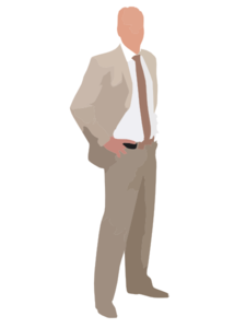 Business Man In Suit Clip Art At Clker Com   Vector Clip Art Online
