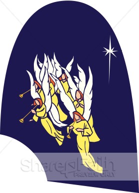 Christmas Angels Singing   Angel Clipart