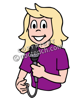 Clip Art  Girl Singing Color   Clipart Panda   Free Clipart Images