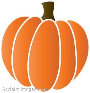 Clipart Of A Pumpkin