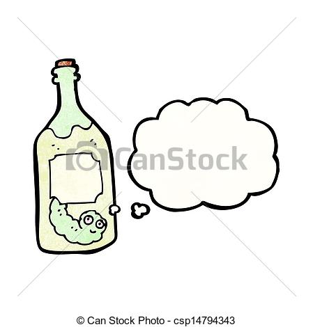Eps Vector Of Cartoon Tequila Bottle With Worm Csp14794343   Search    