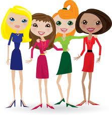 Group Of Girl Friends Clipart   Clipart Panda   Free Clipart Images