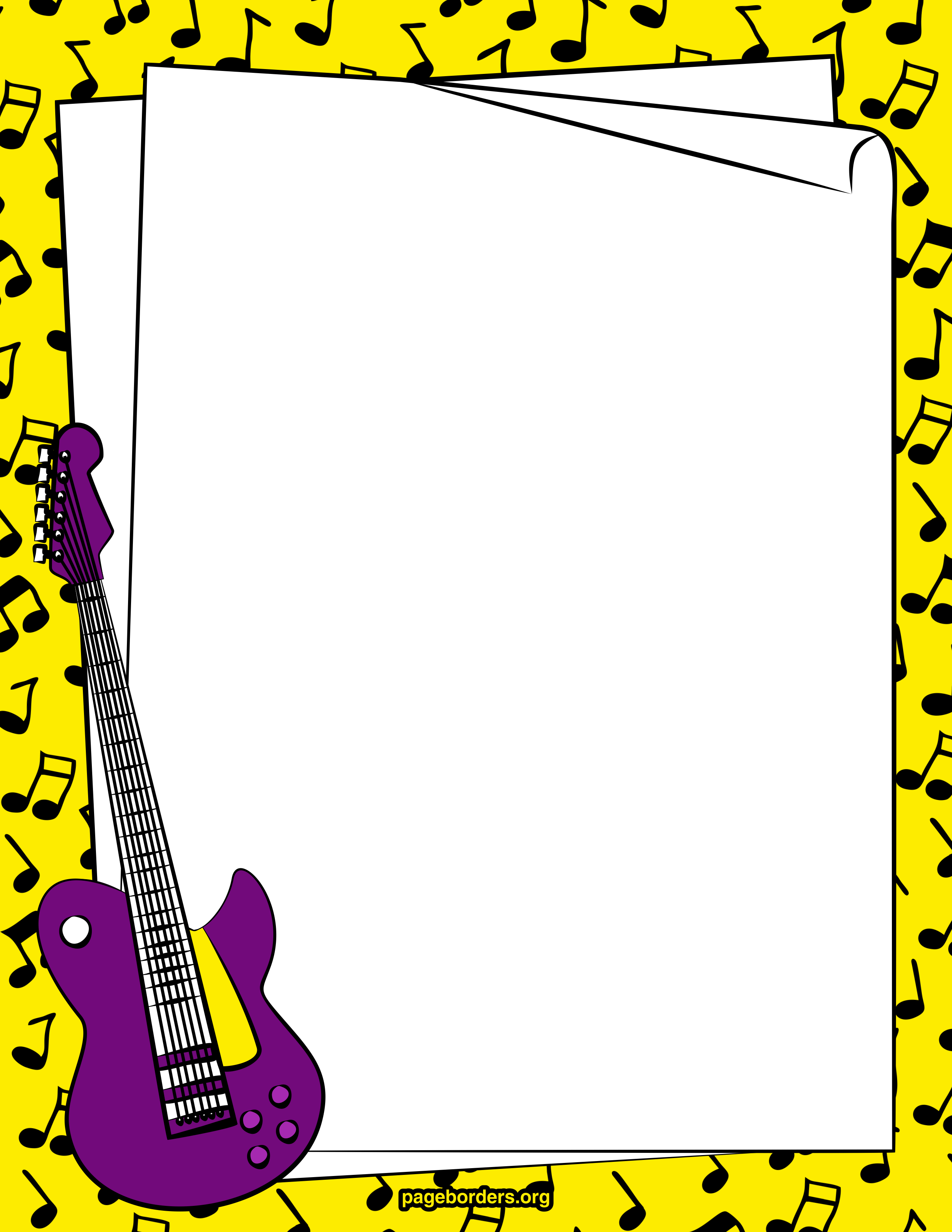 Music Note Border For Microsoft Word   Clipart Panda   Free Clipart