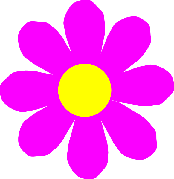 Pink Flower Clip Art At Clker Com   Vector Clip Art Online Royalty