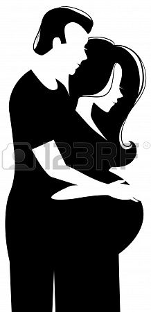 Background Of Pregnant Woman And Her Husband Stock Photo   16200804