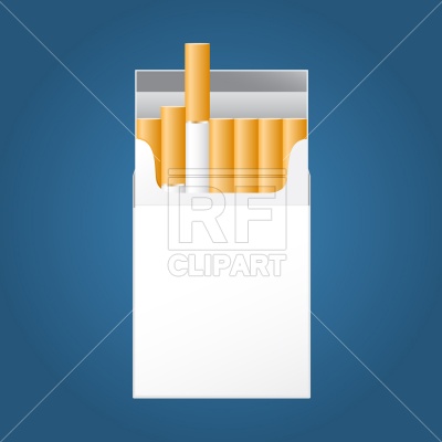 Blank Cigarette Pack Download Royalty Free Vector Clipart  Eps 