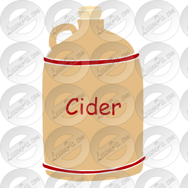 Cider Stencil For Classroom   Therapy Use   Great Cider Clipart
