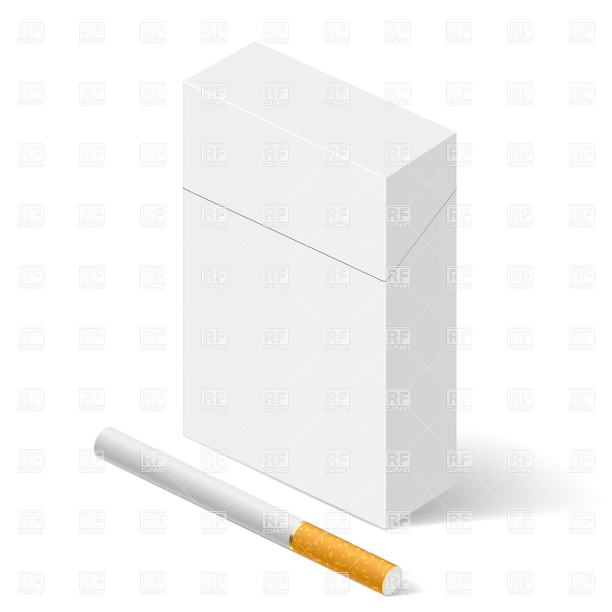 Cigarette Pack Vector Closed Full Pack Of Cigarettes