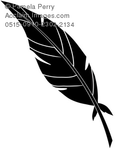 Feather Clipart 0515 0910 2302 2134 Black And White Feather Jpg