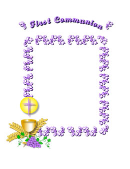 First Communion Clip Art