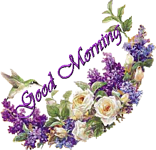 Good Morning Flowers Animated Glitter Graphics   Clipart Best