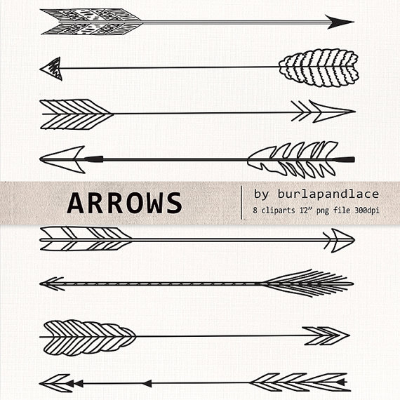 Hand Drawn Clipart Arrows Arrows Clipart Navaho Clipart Arrows
