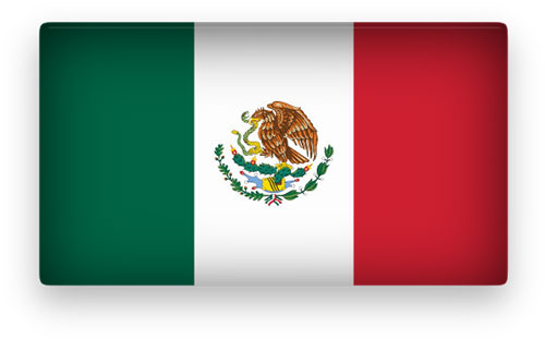 Mexican Flag Clipart Rectangular   Jpeg