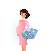 Pregnant Women Illustrations And Clipart