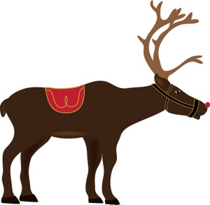 Reindeer Clipart Image   Rudolph The Red Nose Reindeer