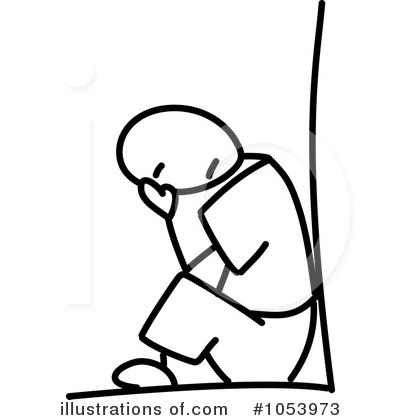 Royalty Free  Rf  Depression Clipart Illustration By Frog974   Stock