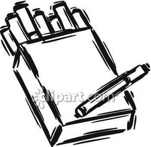 Sketch Of A Pack Of Cigarettes Royalty Free Clipart Picture