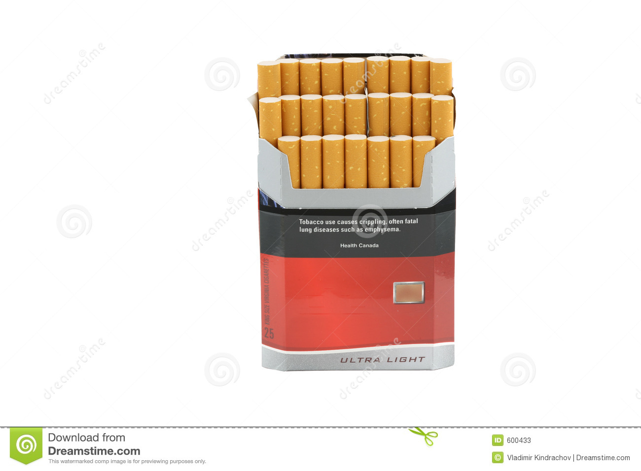 Smoke Pack Of Cigarette 