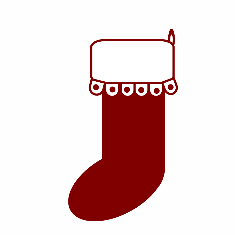 Two Christmas Stockings For The Holiday One Christmas Stocking Is
