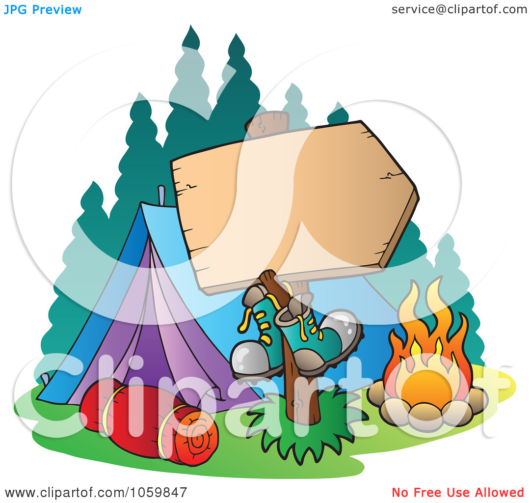 Viewing Gallery For   Family Camping Clipart