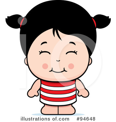 Asian Girl Clipart  94648 By Cory Thoman   Royalty Free  Rf  Stock